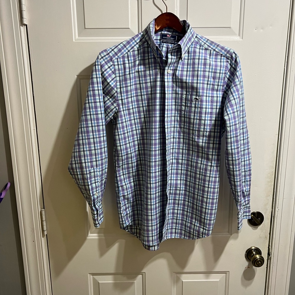 Vineyard Vines Slim Fit Tucker shirt plaid M